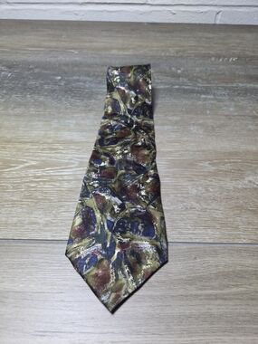 Champagne Cocktail Collection Abstract Necktie Men's Green Blue Burgundy